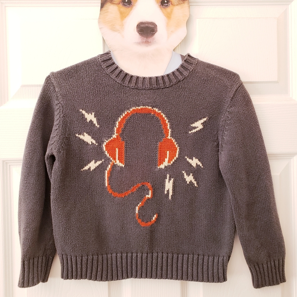 Circo Kid's "Headphones" Sweater - Toddler 4/5